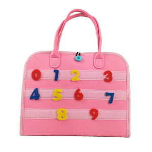 Jouets Montessori écologiques pour la maternelle, jouet sensoriel en feutre, tableau d'activités pour tout-petits avec autocollants magiques - Product Image 1