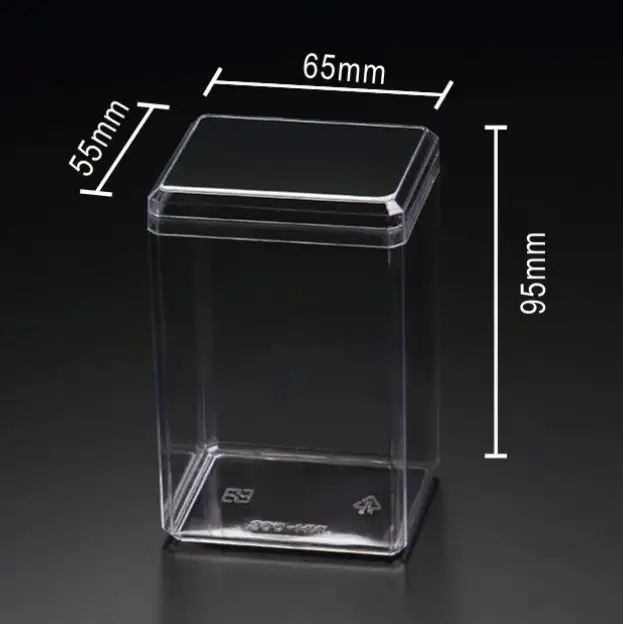 PS Plastic Cake Box Pastry Box With A Clear Lid For Sandwich Swiss Roll Cake And Fast Food Packaging