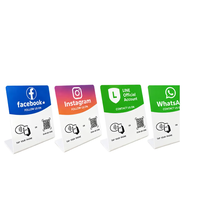 Support de table étanche Google NFC 13,56 MHz avec lecture de codes QR, carte de visite, paiement hôtelier, carte de membre, puce NTAG215