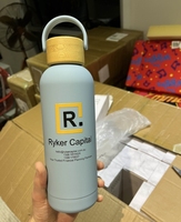 Bouteille d'eau en acier inoxydable sans BPA avec logo personnalisé, bouteilles d'eau en acier inoxydable de 500 ml, bouteille d'eau en métal isolée sous vide