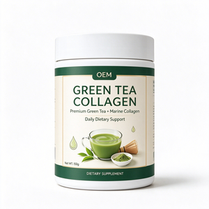 OEM Matcha, Péptidos de Colágeno Marino en Polvo, Fórmula Premium Multibeneficios para Energía, Inmunidad, Piel, Cabello, Uñas y Articulaciones, 100g a Granel - Product Image 1