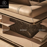 Neues Design L-Form Eck ablage Sofa Couch Luxus Wohnzimmer Sofa Möbel Moderne modulare Leder Schnitts ofa Set
