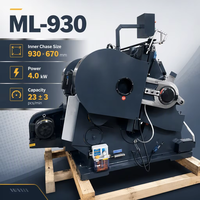 Machine de découpe et de pliage semi-automatique ML930 pour films PET, feuilles rigides PP/PVC, papier artisanal et boîtes en plastique