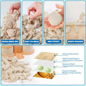 Kinetiek Zintuiglijke Kinderen Spelen Zand Bouw Speelgoed Huis Fort Kit Kinetiek Speelgoed Zand Speelset - Product Image 6