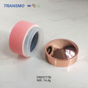 Emballage de fard à joues en plastique écologique, boîtes de fard à paupières vides individuelles, conteneur de fard à joues crème rose vide - Product Image 3