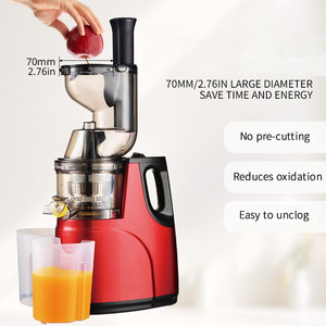 Bán buôn nhà máy ép trái cây điện với công suất lớn lưỡi thép không gỉ USB điện Masticating Báo Chí lạnh để sử dụng nhà - Product Image 2