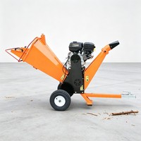 Broyeur de bois à biomasse GS100 Pro 9HP 270cc à essence, machine de traitement des branches de 100 mm pour usage agricole