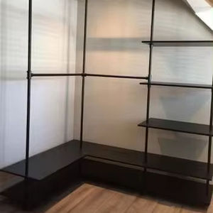 En forme de tige Portable mobile à bas prix combinaison chambre <span class=keywords><strong>vestiaire</strong></span> métal DlY garde-robe de type ouvert <span class=keywords><strong>placard</strong></span> de rangement - Product Image 4