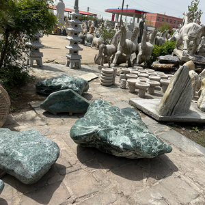 Trang trí ngoài trời cảnh quan đá đá màu xanh lá cây đá cẩm thạch đá - Product Image 3