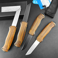 Couteau de poche BM 5370 de haute qualité, lame tactique D2, manche PEI, couteau de survie portable pour le camping et la chasse, EDC