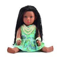 16 inch black baby fashion mini american doll toy clothes 2018 newest children Kids Holiday and Birthday gift