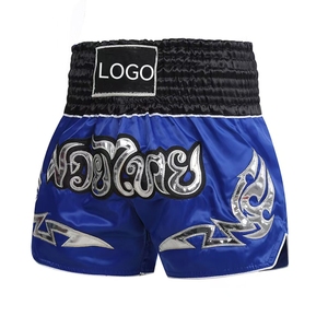 Hot Selling Custom 100% Polyester High Grade Fleck MMA Gym Training <span class=keywords><strong>Kick</strong></span> Fight Box shorts - Product Image 2