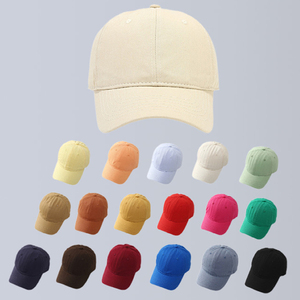 Gorra de Béisbol de Algodón de 6 Paneles con Logotipo Personalizado 2026, Gorra de Papá Sin Estructura para Niños, Gorra de Sol para Viajes Escolares con Bordado Estampado - Product Image 1
