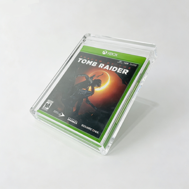 Wholesale Customized Magnetic UV-protective Transparent Acrylic PS Game Protection Case for TCGS