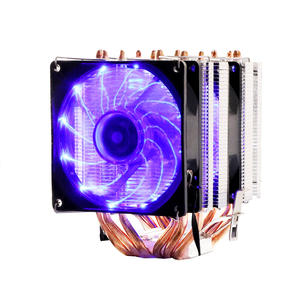 Özelleştirilebilir 4 isı borusu LED DC12V hidro rulman CPU soğutma fanı 4pin Intel AMD PC için oyun bilgisayarı vaka oyun bilgisayarı - Product Image 2
