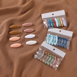 Nouvelle mode, écharpe anti-transparence multicolore, écharpe à aiguille, boucle d'écharpe, épingle de sûreté en plastique colorée, clip d'écharpe, couvre-épingle, 8 sachets d'épingles à broche - Product Image 5