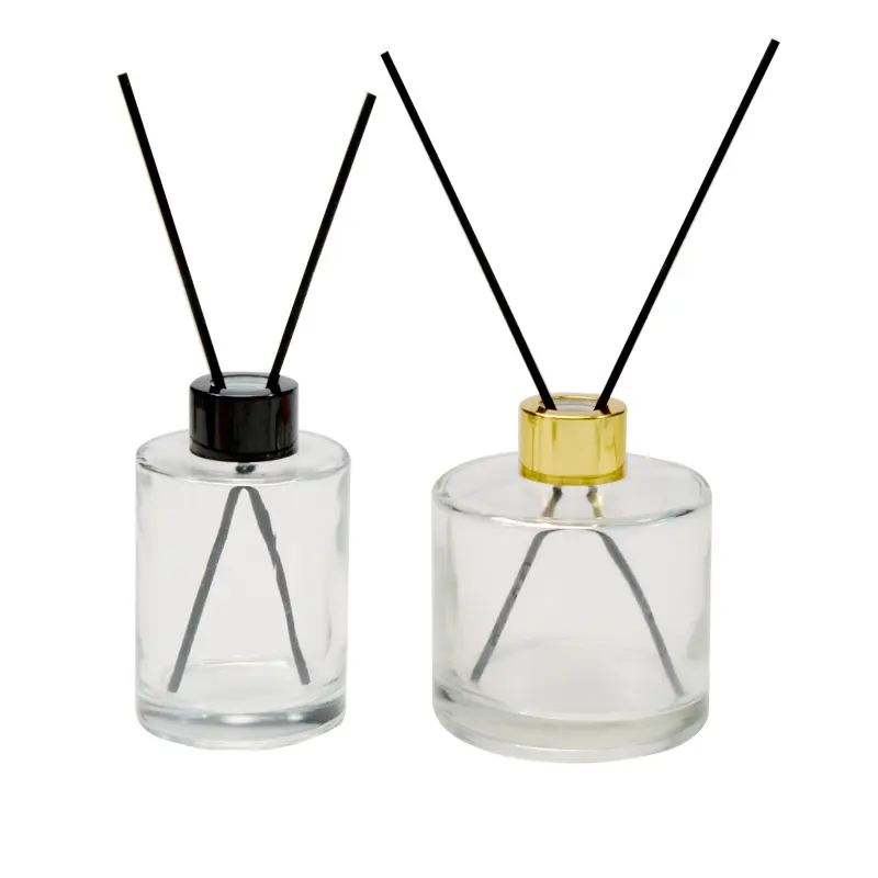Reed Aroma Diffuser Bottle Packaging Luxury 100Ml Glass Reed Diffuser Bottles For Aroma Diffuser