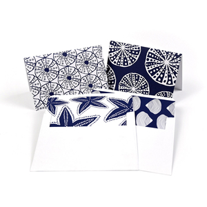 Cá nhân sang trọng tùy chỉnh thiết kế của bạn trống gấp thiệp chúc mừng Thẻ quà tặng thiết lập với phong bì và hộp - Product Image 3