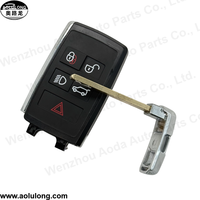 Coque de clé intelligente à 5 boutons pour clés de véhicule Land Rover Jaguar