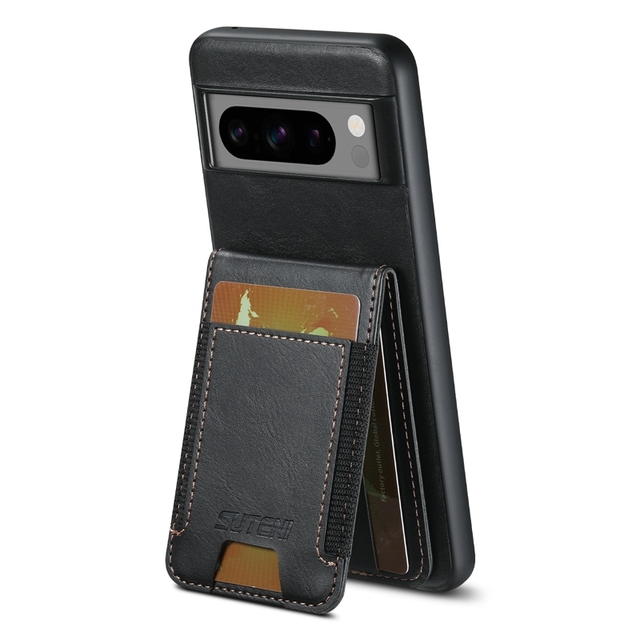 High Quality Wallet Back Cover case for Google Pixel 6/7A/8 Pro/9 Pro XL, for Galaxy S24 Plus Kickstand Credit Card case