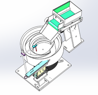 Nouveau Distributeur Vibratoire à Disque PLC en Acier Inoxydable Personnalisé avec Anneau en Silicone et Revêtement en Polymère Fluoré pour Machines Industrielles – Garantie 1 An