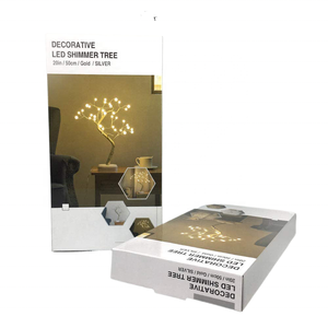 Lámpara de Árbol Bonsái de Mesa de 20 Pulgadas con 36 Luces LED de Perlas, Decoración de Árbol de Luz Artificial DIY para Regalo, Festival, Vacaciones - Product Image 2