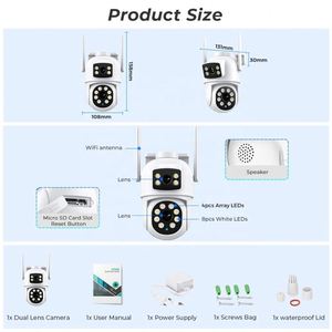 Top 5 tốt nhất CCTV máy ảnh Trung Quốc Thương hiệu thông minh an ninh với Android mà không cần kết nối Internet Video và hỗ trợ âm thanh Wifi - Product Image 6