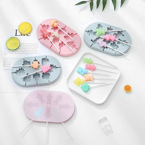<span class=keywords><strong>Moule</strong></span> à sucettes en silicone en forme d'animaux et de fruits fantaisie, <span class=keywords><strong>moule</strong></span> à glace, <span class=keywords><strong>moule</strong></span> à sucettes glacées avec bâtonnet - Product Image 4