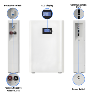 51.2V 300AH LiFePO4 Cell Wall-Mounted Split Hybrid Grid Power <strong>Station</strong> 15KWh IP64 <strong>Lithium</strong> Solar BMS RS485 CAN - Product Image 5
