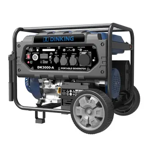 Dinking venda Quente alta eficiência gás 3kw portátil open frame gasolina inversor gerador 3000watt