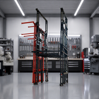 Plateforme élévatrice verticale hydraulique pour marchandises, montée au mur, pour entrepôt agricole, avec rail de guidage, élévateur de fret