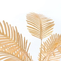 Penjualan Panas Pohon Palem Golden Phoenix untuk Dekorasi Rumah Daun Buatan Areca Pohon Palem Kustom