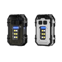 Wason Nouvelle Offre Spéciale Petite Lampe Torche LED Puissante et Pratique 300 Lumens, Lumière à Clipser sur Casque, Mini Lampe de Poche Magnétique Porte-clés
