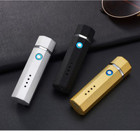 Vente directe usine – Accessoires de fumée créatifs en métal avec affichage LED et double arc USB
