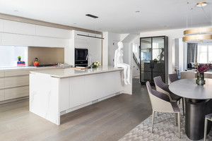 Apartamento de alquiler casa estilo Europa Matt lacado blanco pequeño gabinetes de cocina - Product Image 2