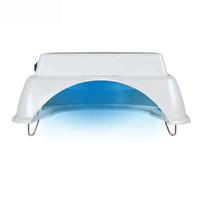 Lampe UV LED sans fil rechargeable pour ongles avec indicateur de batterie, 4 réglages de minuterie, capteur automatique