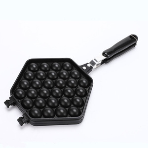 Molde para hacer sándwiches tostados S133 al por mayor, para exteriores, para hamburguesas a la parrilla, con asa, bandeja para hornear, sartén reversible - Product Image 2