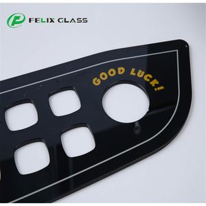 Verre trempé personnalisé par le fabricant avec impression sérigraphique pour panneau de commande de machine de jeu - Product Image 2