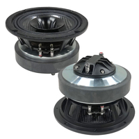Haut-parleurs 6,5 pouces 200W RMS 91dB 2 pouces VC 45Hz OEM ODM pour voiture, haut-parleurs audio de voiture haute puissance, subwoofer de voiture CE 650-044