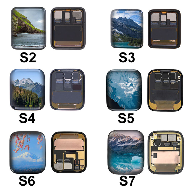 LCD Display for Apple Watch Series 2 3 4 5 6 7 8 9 10 11 SE Screen for Smart Watch 38mm 40mm 42mm 44mm Lcd Screen Wholesale