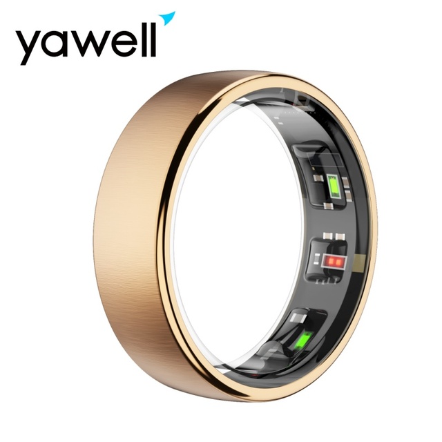 Yawell ODM Premium Wireless Charging Double PD Chip Cywee Algorithm Heart Rate Sleep Temperature Monitor R10 Couples Smart Ring