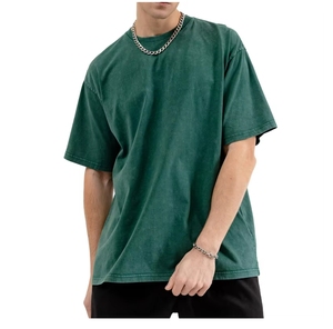 Camisetas FLOWORA con Logotipo Personalizado, 270 GSM, Manga Corta, Lisas, Estilo Vintage, Lavado Ácido, Batik, para Hombre, Impresión por Transferencia de Calor - Product Image 5