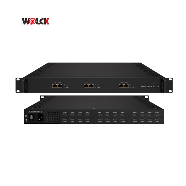 Digital TV 16 Channels ASI IPTV HD IP H264 Encoder MPEG4 WK-3228S Fiber Optic Equipment