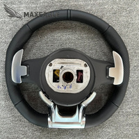 Volant en cuir semi-perforé avec écran LED pour Mercedes Benz W169 W176 CLK W207 W209 CL W216 C216 W204 W205