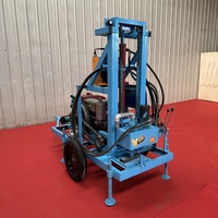 Foreuse rotative à essence personnalisée de 22 CV, 25 CV, 28 CV, 35 CV avec une profondeur de forage maximale de 200 m pour le forage de puits d'eau