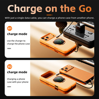 Coque de téléphone de luxe mate JOYPORODO I-P8 pour iPhone 17 Pro Max avec support anneau multifonctionnel et protection d'écran tactile ronde