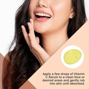 Sérum Visage et Corps Personnalisé Antioxydant Éclaircissant Raffermissant Hydratant Lissant Anti-Taches à la Vitamine C - Product Image 5