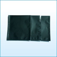Sac sous vide antistatique aluminisé, structure laminée à ouverture plate et barrière contre l'humidité