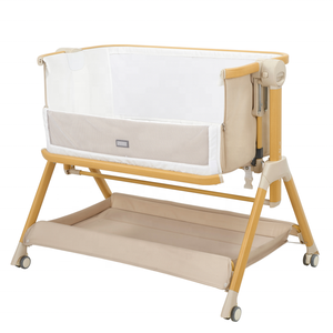 Nouveau berceau intelligent 1S à pliage rapide, grand lit d'appoint, design berceau-balançoire pour nourrissons et tout-petits, lit de bébé domestique pour nouveau-nés - Product Image 3