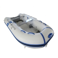 Kayak gonflable professionnel 2 places 230 cm en PVC 0,9 mm d'épaisseur, portable et pliable, avec rames, pour la pêche, l'aventure et le tourisme en radeau.